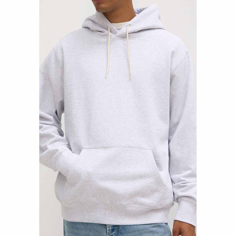 Assembly Label Mens Weekender Fleece Hoodie Heather Grey Marle image number 2